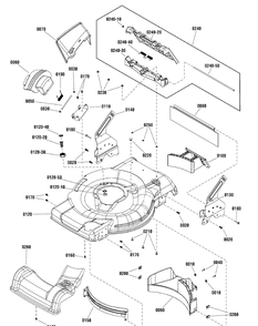 Part Location Diagram of 7301088AYP Murray BRACKET, RH, Lower Handle